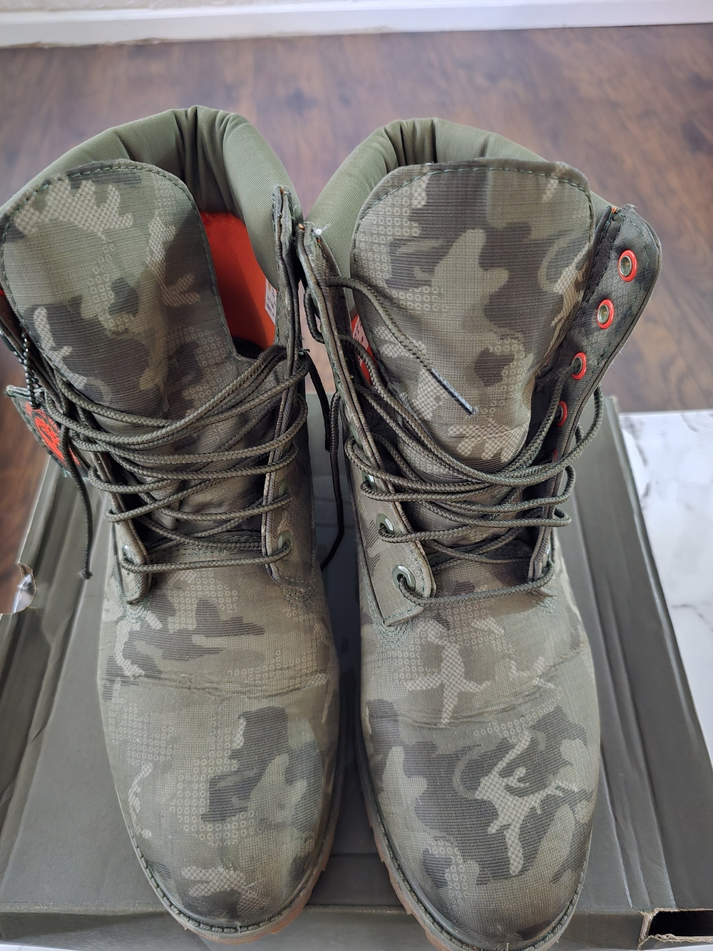 Timberland Men's Grape-Leaf Camo Boots - Picture 2 of 6